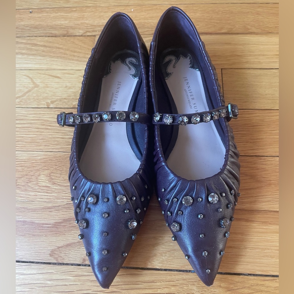 Jennifer Sumko for Antonio Melani Lyssa Lou Studded Mary Jane Flats